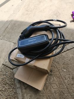 Level 1 EV Charger, 15Amp 250V Portable EV Charger with 21ft Extension Cable, NEMA 5-15P for Plug-in Home Electric Charging Station, Compatible with