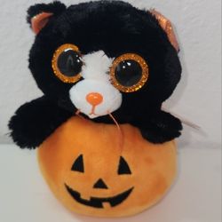 Halloween Cat Plushie 