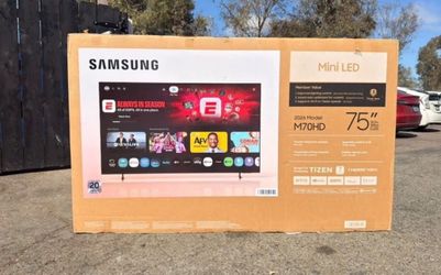 75M70H 75” Samsung smart 4k mini led tv