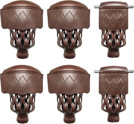 Billiard Pool Table Pockets Heavy Duty PU Leather Billiard Pockets Set of 6 -NEW