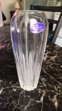 Crystal flower vase