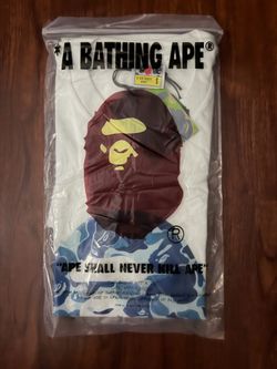 White blue camo bape