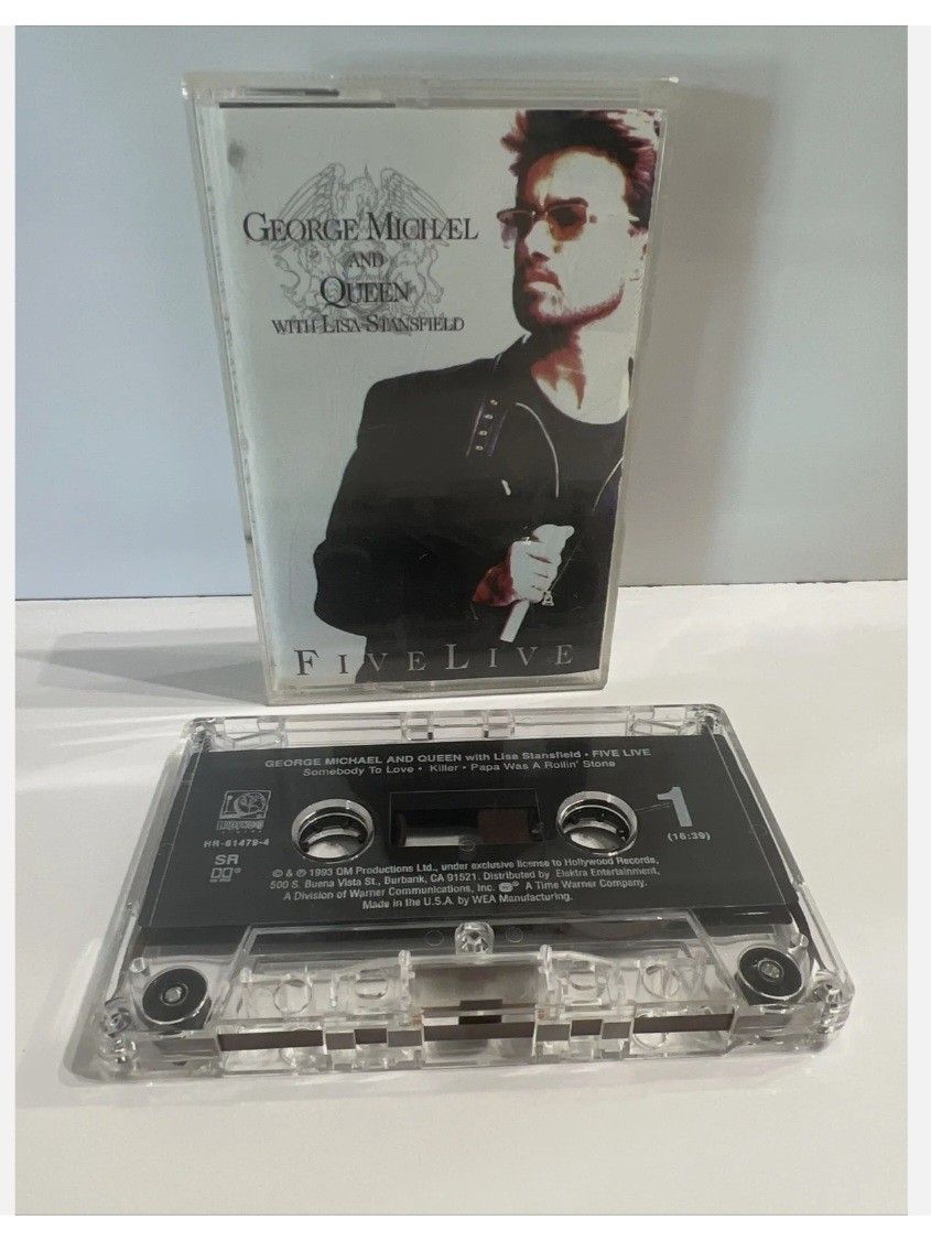 Cassette Tape George
michael and Queen with lisa
stansfield