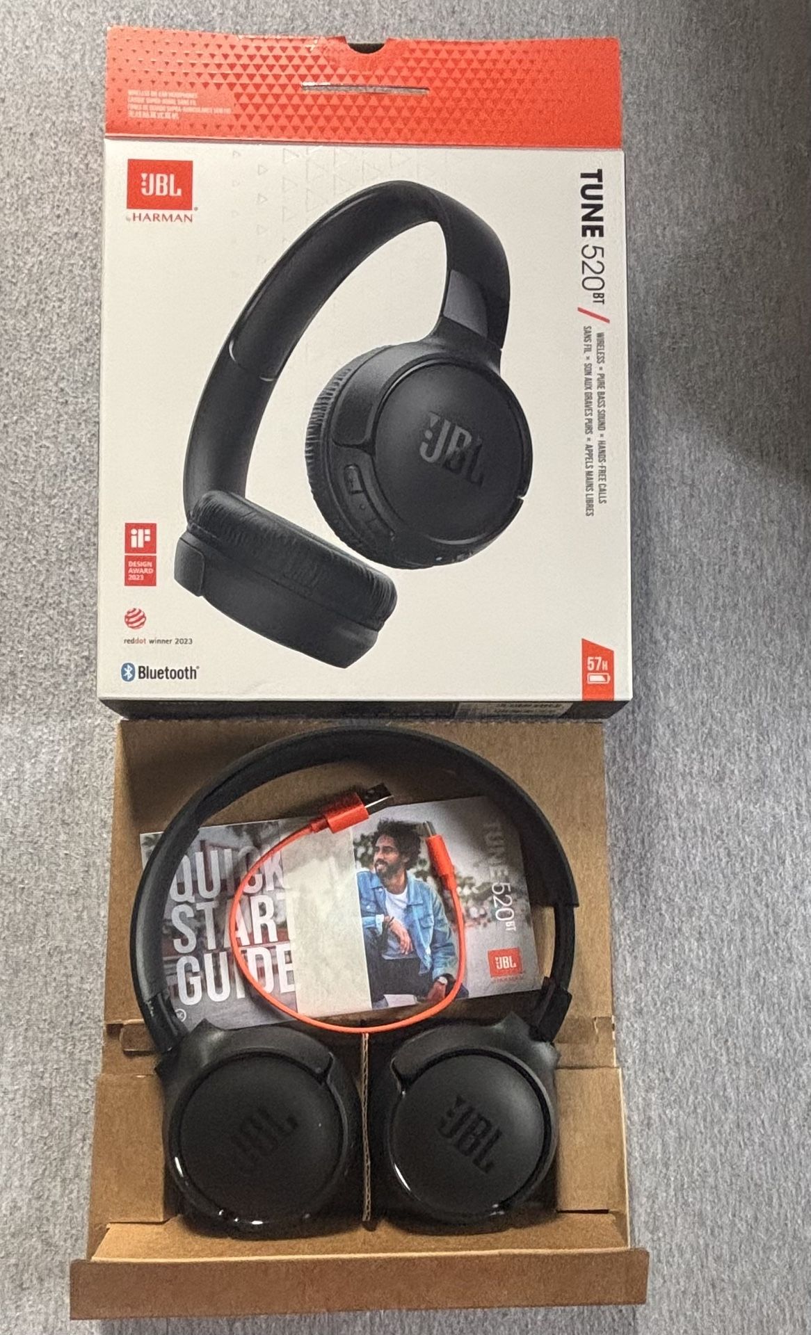 JBL Tune 520BT - Wireless On-Ear Headphones
