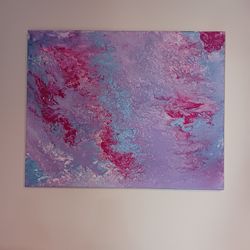 Big Large Size Canvas Abstract Painting Asking $80 Cash Must Pick Up Broadway And APACHE BUCKEYE AZ 