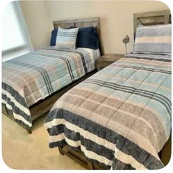 Twin Bed And Full-Size Bed  Package Deal