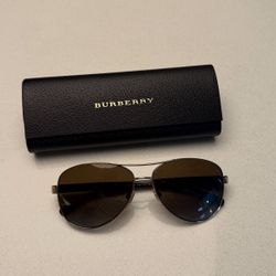 Burberry Polar Brown Aviator Sunglasses 
