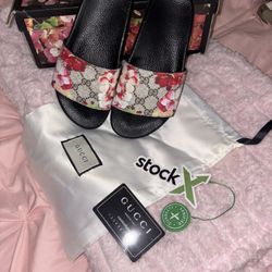 Gucci Floral Slides 