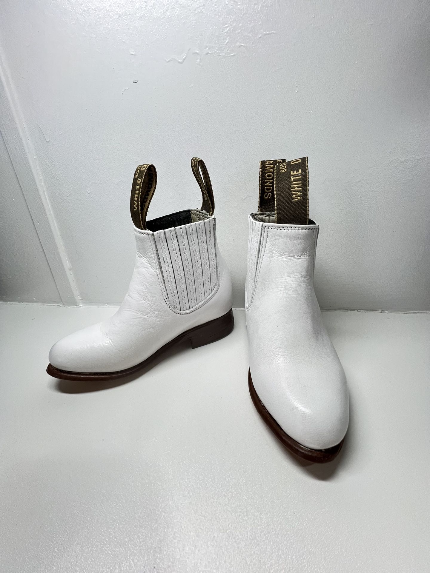 Boots Baby White Cowboy Boots Shoe Size 7  Size 15 Mexico 