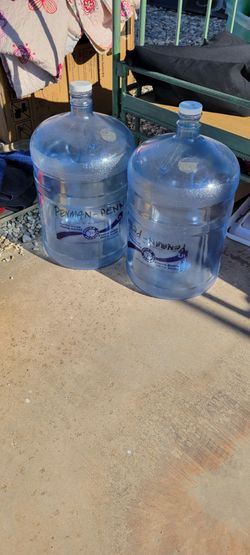 I have 2 -5 Gallon water containers