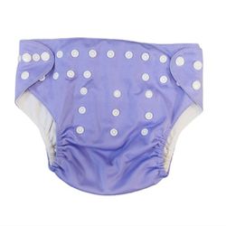 Alva Baby Adjustable Reusable Diaper Purple
