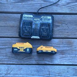 Dewalt 8/3 20v Lithium ion W/charging Station 