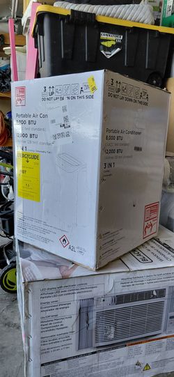 NEW 
12,000 BTU PORTABLE AIR CONDITIONER 
LOCATED IN WOODLAND 

EASY INSTALLATION 

12000 BTU Portable Air Conditioners, Cools Up to 500 Sq.Ft