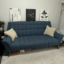 Blue couch 