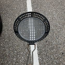 Barbecue Grilling Pan Good For Vegetable 
