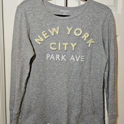 Old navy size medium New York City park Avenue, long sleeve shirt.