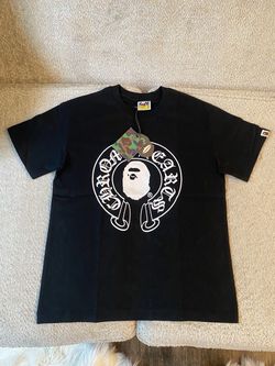 Bape X Chrome hearts tee black
