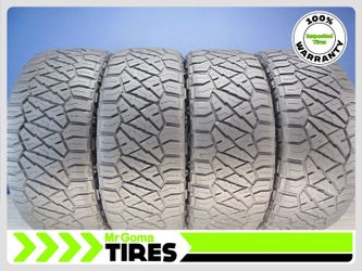 SET OF 4 NITTO RIDGE GRAPPLER USED TIRES 8.9/32 TREAD 275/50/22 115T 2755022