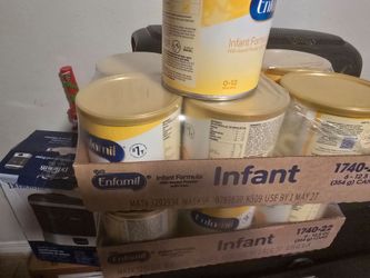 Enfamil yellow, purple, pink