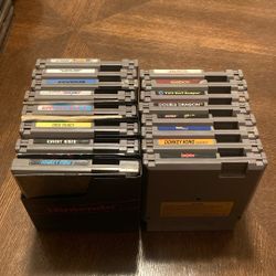 16 NES Original Nintendo Games 