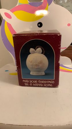 Precious Moments  Porcelain Christmas Bell