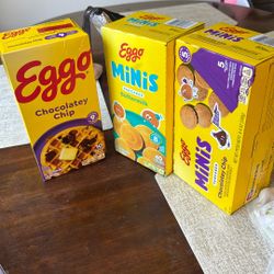 8 boxes of EGGOS Just arrived 7am Today - No Freezer Space