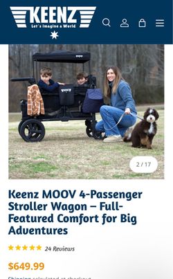 Keenz MOOV 4-Passenger Stroller Wagon