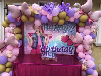 Jojo siwa birthday balloon decor