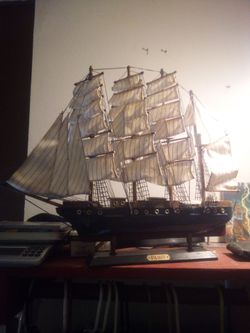 Pamir antique model ship