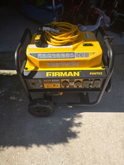 Firman 8375 watts generator