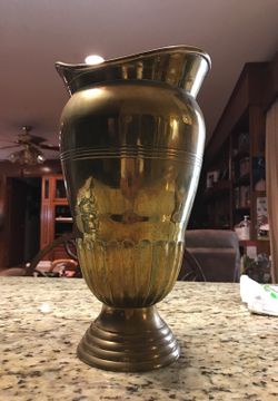 Brass vase