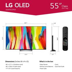 Almost new no remote smart lg oled paper thin