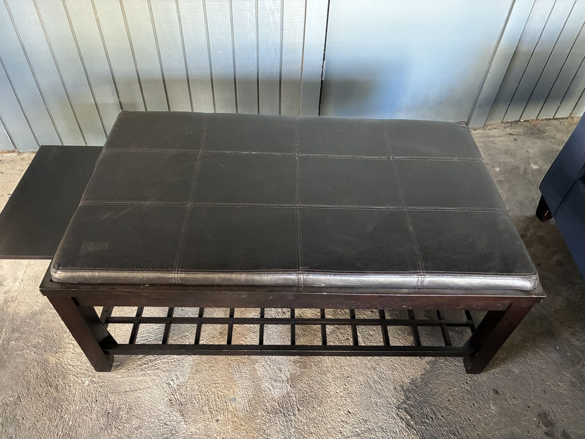 Leather Coffee Table
