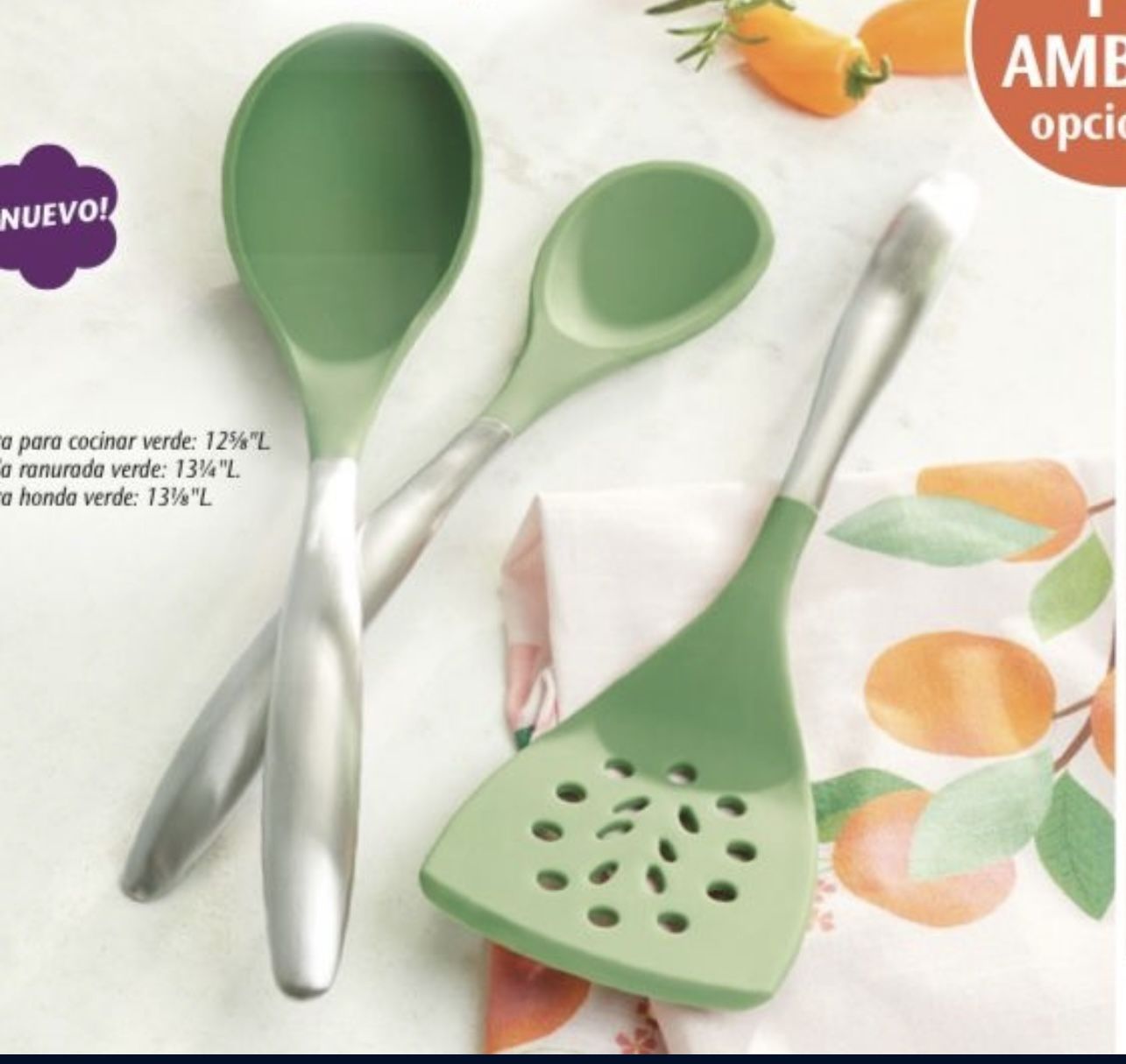 Cucharas Verdes Princess House 