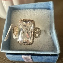 Bomb Party Diamond Cubic Zirconia Ring