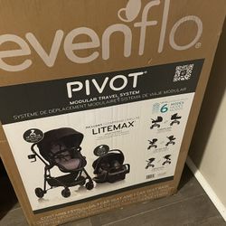 Evenflo Pivot Modular Travel Stroller System 