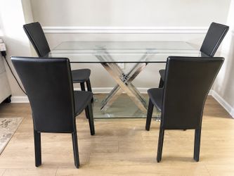 Modern Glass Dining set