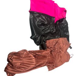 Express Lot 6 Pcs 2 Shorts 3 Tops And 1 Shirt Sx Xs-m Org $432