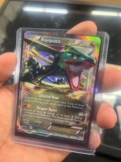 Rayquaza EX Holo Pokémon Card 85/124 Tcg