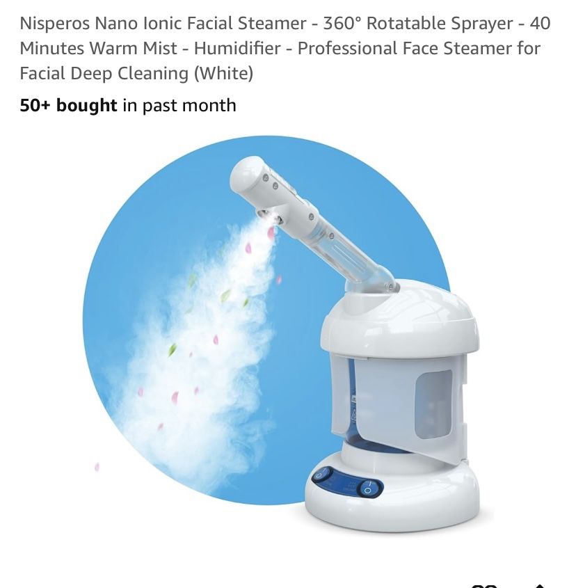 OBO- Nano Ionic Face Steamer Deep Clean Humidifier Ozone 