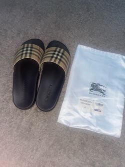 Burberry Vintage Check Slide Sandals Size 43