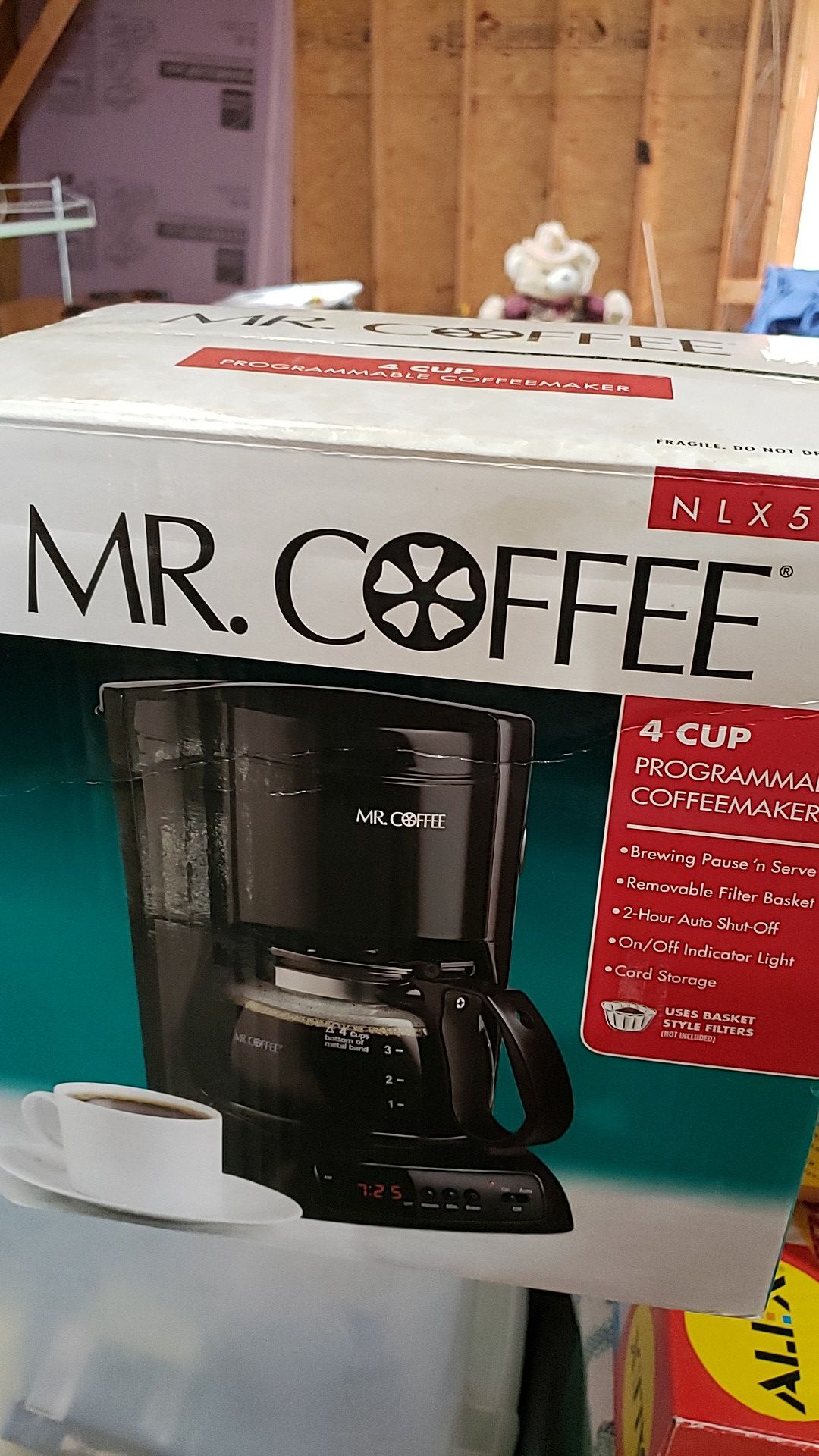 Mr. Coffee 4 cup programmable coffee maker