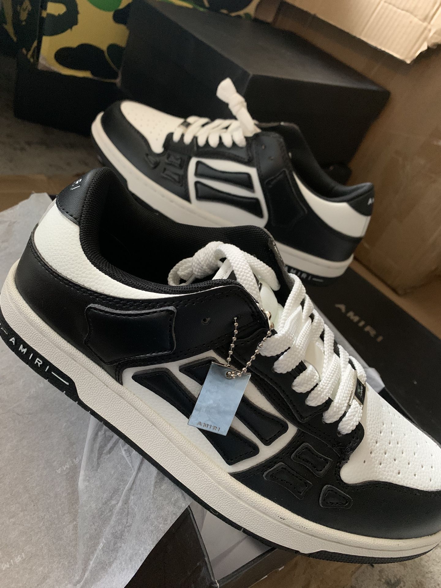 Amiri shoes size 10 Mike Amiri sneakers ? Grey Runners size 10 (SOLD) Green  main image 4