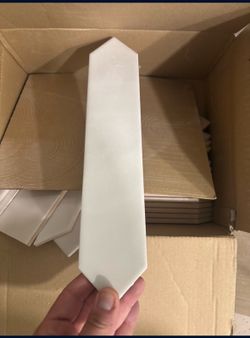 Kitchen Bathroom Tile 2.5inx13in Dove Color White/gray