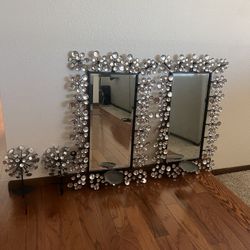 Mirrors And Candle Holder
