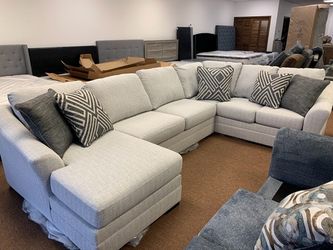 Brand New Light Beige Large Sectional Sofa 
