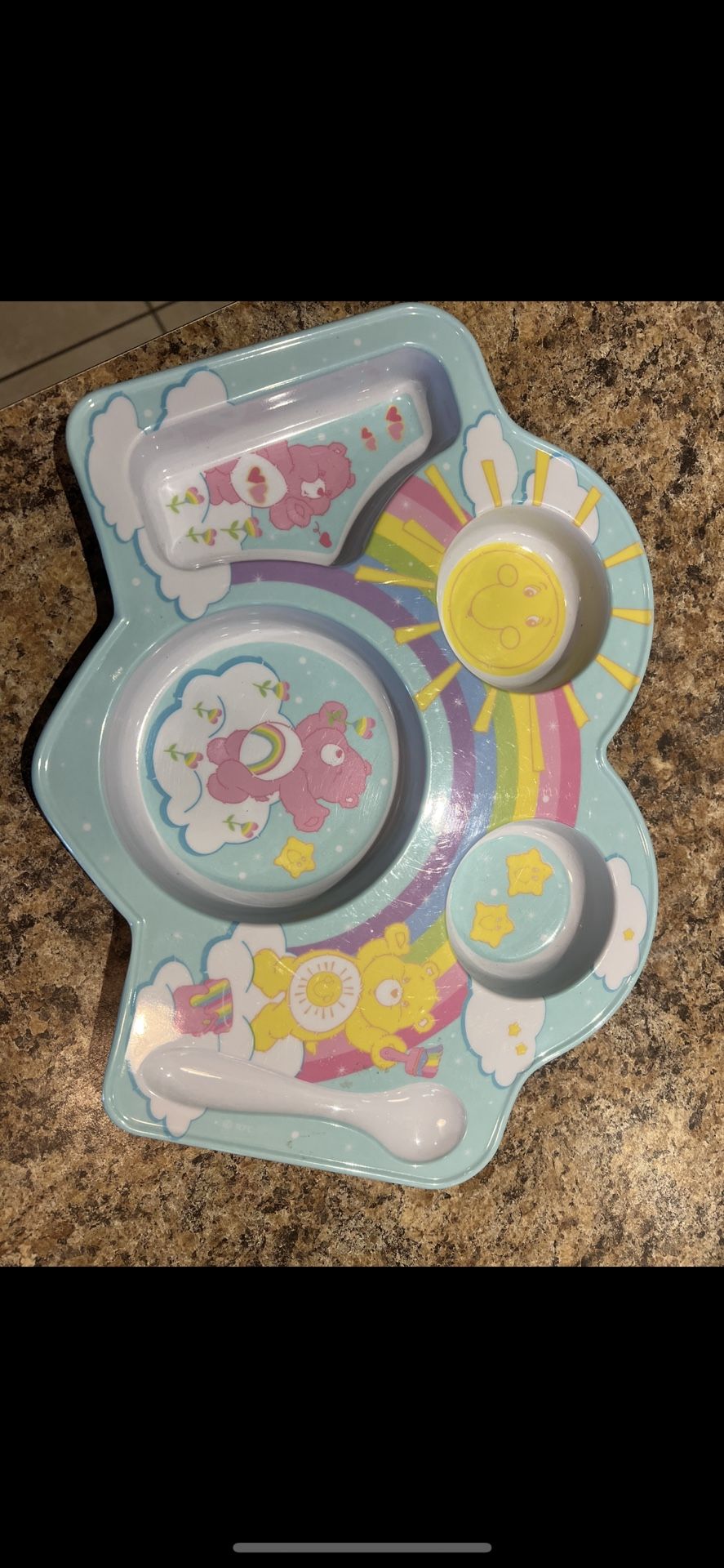 Care Bear Kid Plate.