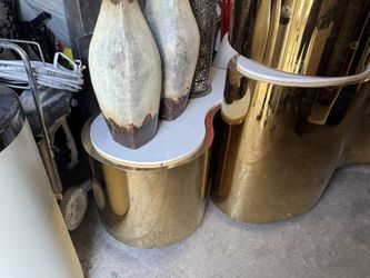 Metal Tables With Stone Countertop