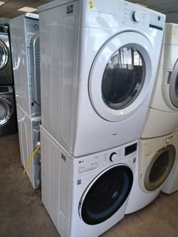 LG FRONT LOAD WASHER AND ELECTRIC DRYER SET