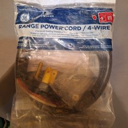 4 Wire Range Cord